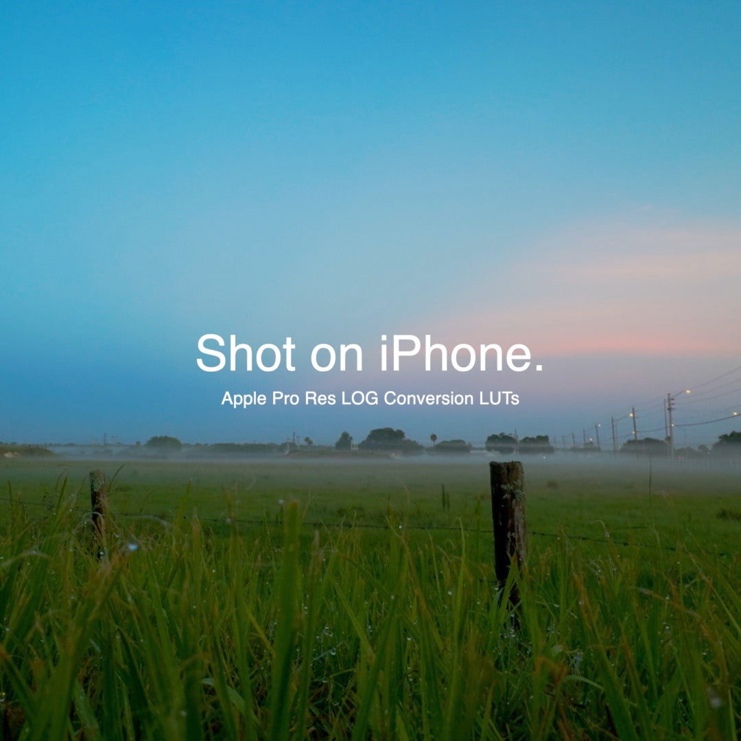 Apple ProRes Log Conversion LUTs