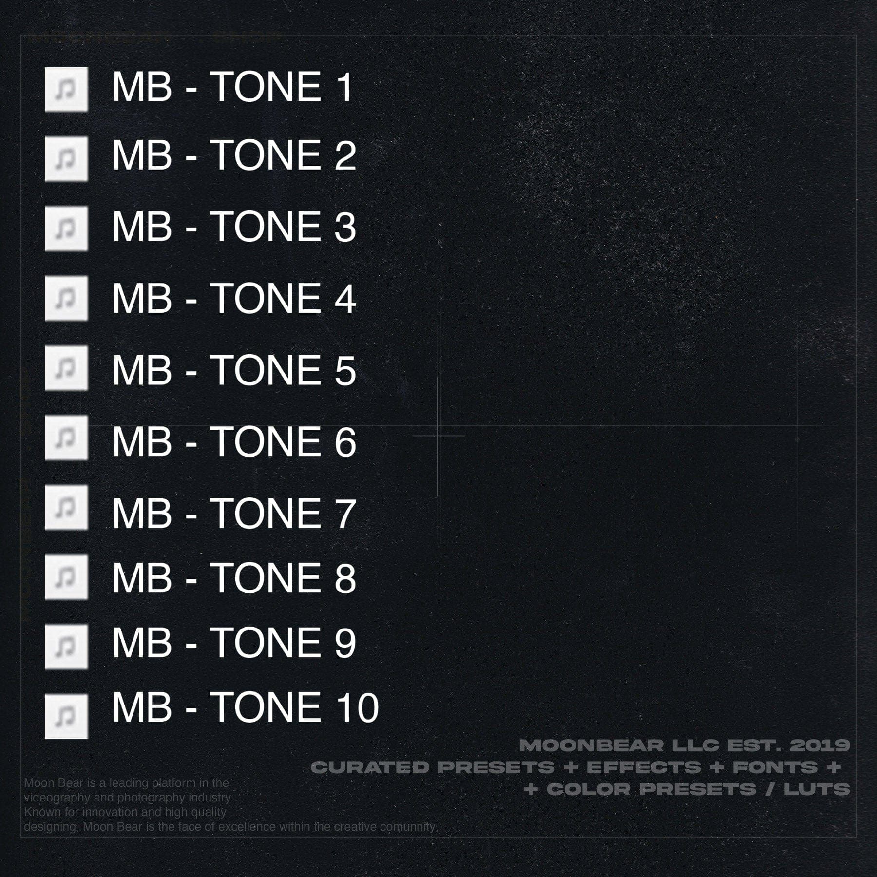 TONES - Royalty FREE MUSIC - moonbear.shop