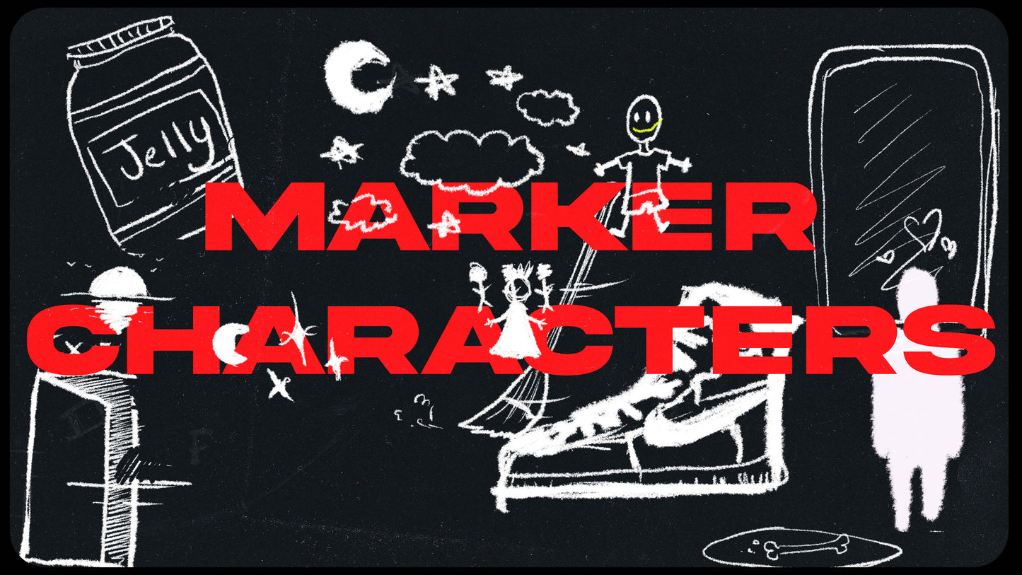 MARKER CHARACTERS - moonbear.shop